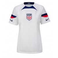 Camisa de Futebol Estados Unidos Giovanni Reyna #7 Equipamento Principal Mulheres Mundo 2022 Manga Curta